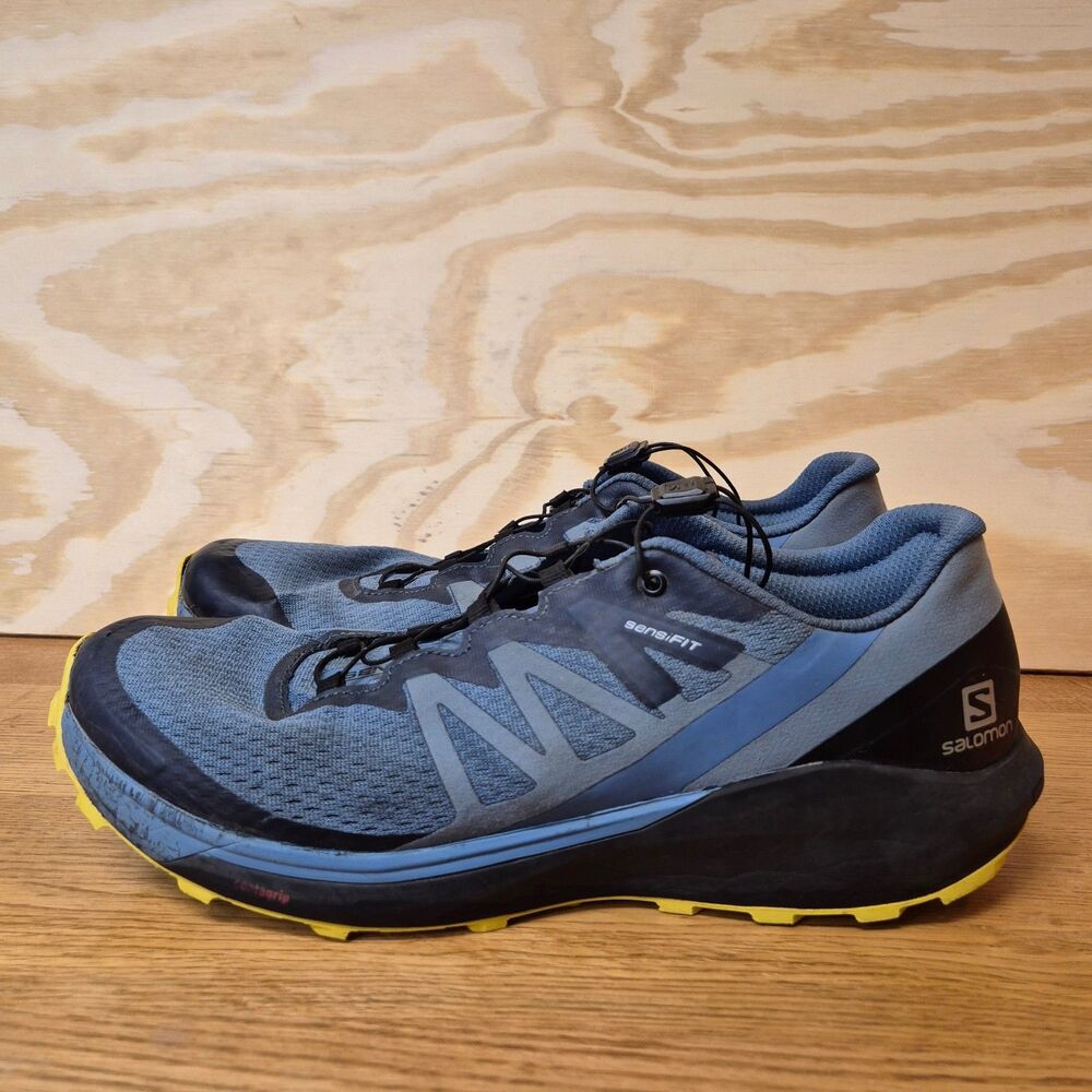 Salomon Sense Ride 4 Men's Trail Running Shoes Blue Gray US 12